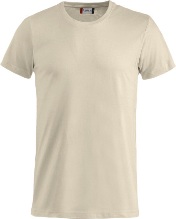 Clique - Basic Cotton T-Shirt - Light Beige