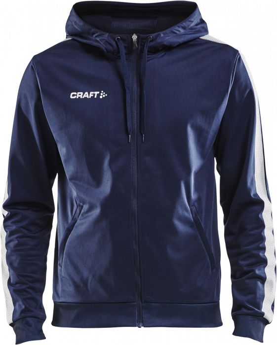 Craft - Pro Control Hood Jacket Junior - Navy blå & hvid