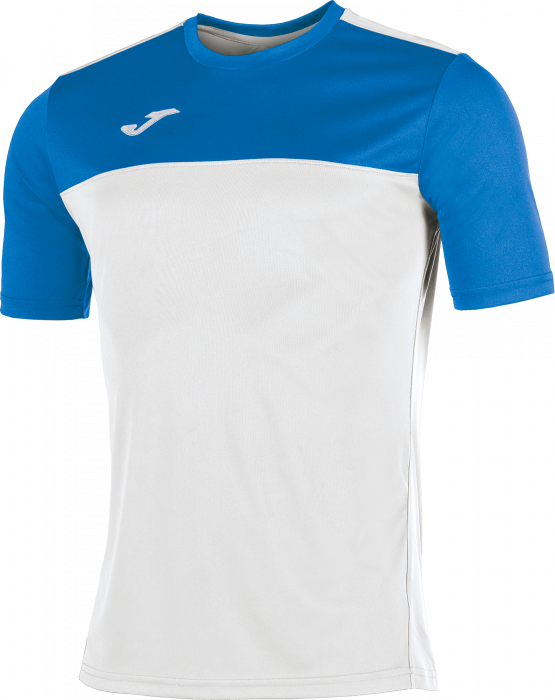 Joma - Winner Training T-Shirt - White & royal blue