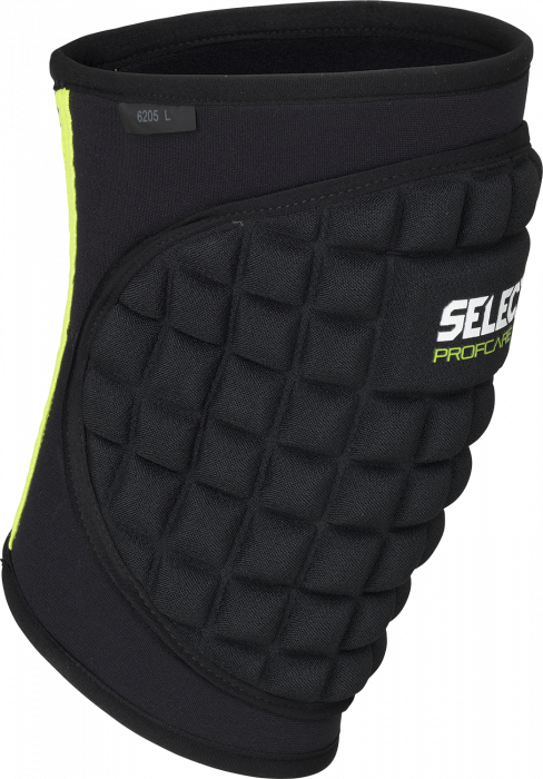 Select - Knee Support With Large Pad - Black & lime